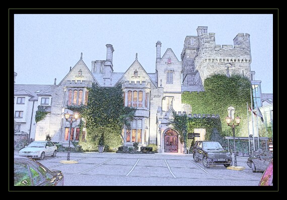 Clontarf Castle Hotel Front Sketch